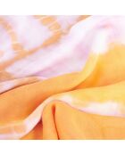 Foulard Livia tie and dye orange - 184x74 cm